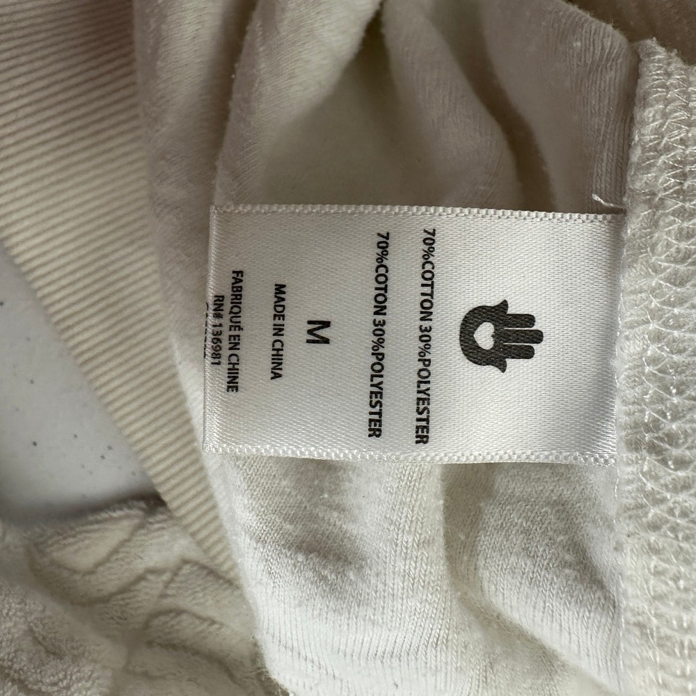 Spiritual Gangster Sunburst Jacquard Sweatshirt Size M Textured Minimalist - Picture 5 of 9
